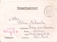 OFLAG II E - NEUBRANDENBURG -list jeniecki -GROJEC GG -obieg 1943 rok