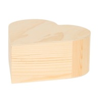 DREWNIANA SZKATUŁKA SERCE – MAGNETYCZNE PUDEŁKO DIY