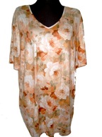 DUŻA bluzka tunika krótki rękaw LEJBA casual r. XXL