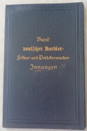 Lehrbrief 1913 barber fryzjer cech Potsdam Berlin Niemcy
