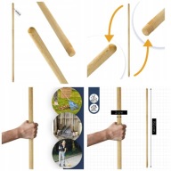TRZON DREWNIANY DO SZCZOTEK MIOTŁY Z GWINTEM ULICÓWKA 150CM BEGRIS