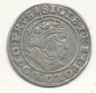 Zygmunt I Stary grosz gdański 1540 r średn.22,4 mm.