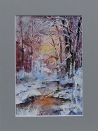 Akwarela pt. Zimowe klimaty 2