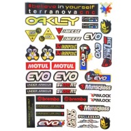 NAKLEJKI NA MOTOR MOTOCYKL ROWER DUŻO NAKLEJEK