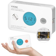 Czujnik Czadu Tlenku Węgla Termometr CERTYFIKAT TUV Produkcja 2025 BATERIE