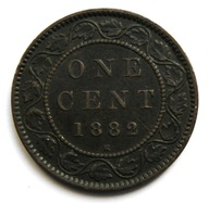 Kanada Wiktoria 1882r - Cu b.ładna