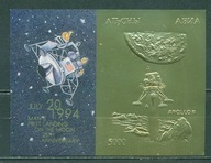 KOSMOS-APOLLO 11. ABHAZJA. MI. Bl zn. w zł. B 1994r.