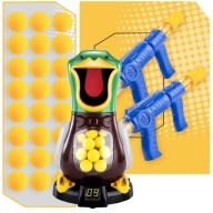 GRA GŁODNA KACZKA XXL 2 PISTOLETY KULKI ZABAWKA STRZELANIE DO CELU DZIECI