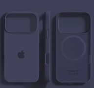 Etui do Apple iPhone 17 Pro Max północ granatowy Z LOGO plecki i Magsafe