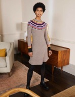 BODEN Millie Fair Isle WOOL ALPACA KNIT DRES 42/14