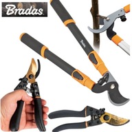 ZESTAW OGRODOWY BRADAS 2SZT SEKATOR RĘCZNY + SEKATOR DO GAŁĘZI TELESKOPOWY