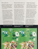 Norwegia 2002 Mi 1426-1429** -zeszycik- sport piłka nożna futbol w karnecie