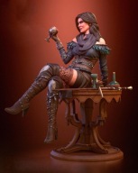 Żywica figurka Yennefer z Vengerbergu "Wiedźmin" wzór 3 1/10