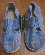 BUCIKI DZIECIĘCE NIEBIESKIE ŁUKPOL R.23