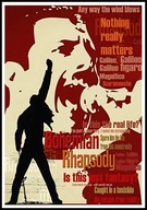 A2 PLAKAT MUZYCZNY MUZYKA QUEEN FREDDIE MERCURY BOHEMIAN RHAPSODY TEKST
