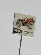 Vege auto WOLSELEY 1901 odznaka z PRL