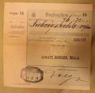 IGNATZ BORGER - KOZY 1909, BIAŁA, BIELSKO - BIAŁA