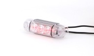 Lampa pozycyjna obrysowa tylna czerwona 3diodowa 2 led 12-24V