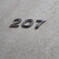 EMBLEMAT LOGO KLAPY TYŁ PEUGEOT 207