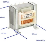 Transformator dwu napięciowy TS4/027 INDEL 12V/0,1A+3V/0,9A 4W 29-4-5