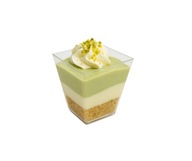 Pucharki do deserów pojemniki na przekąski piramidki kwadratowe 120ml 50szt