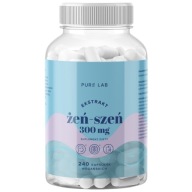 Aura Herbals PURE LAB Ekstrakt z żeń-szenia 300mg 240 kaps.