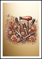 A2 PLAKAT DLA FRYZJERA FRYZJERKI FRYZJER PLAKAT DO SALONU FRYZJERSKIEGO N19