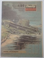 Radziecki czołg pływający T-38, Skala: 1:25, Mały Modelarz numer 4/1989