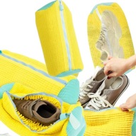 TORBA DO PRANIA BUTÓW X2 WOREK PRZECHOWYWANIA CZYSZCZENIA OBUWIA MIKROFIBRA