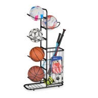 STOJAK REGAŁ NA 5 PIŁEK I AKCESORIA SPORTOWE