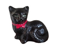 Brazylia Kot Figurka Ceramiczna Cat Figurine Brasil Ceramic Statuetka