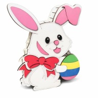 BOX PREZENTOWY ZE SŁODYCZAMI KRÓLIK WIELKANOCNY PREZENT DLA DZIECKA