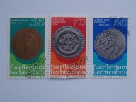 Liechtenstein - monety - Mi. 677-79 kasowane