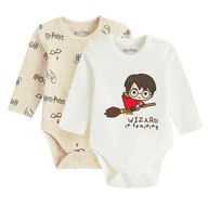 Cool Club Body dla chłopczyka z długim rękawem, Harry Potter, 2 szt., 80