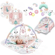 DUŻA Mata Edukacyjna 3w1 INTERAKTYWNA 110x100 Dla Dzieci + Poduszka GRATIS