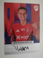 Karta klubowa autograf Raków sezon 24/25 Tomasz Walczak