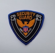 emblemat - naszywka ochrona - SECURITY GUARD - USA