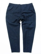 Seen Worn boskie eleganckie cygaretki grochy 20% wełna j.nowe 46/48