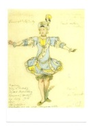 Pocztówka - Scenografia baletowa / 'Pawilon Armidy', 3 / projekt kostiumu