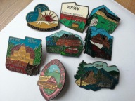 PTTK 8 odznak PRL Stożek Magurka Równica Rysianka Śnieżnik Hala Lipowska