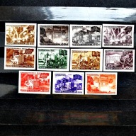 ZSRR Mi. Nr. 1168-1178B** 1947r. Powojenna odbudowa gospodarki ZSRR