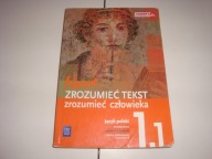 Nowe Zrozumieć tekst zrozumieć człowieka 1 Podręcznik Część 1