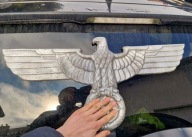 DUŻY Orzeł Niemiecki 64cm Reichsbahn Kolejowy olbrzym 1,5kg IIWś III Rzesza