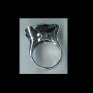 PIERŚCIONEK CIEKAWY , SREBRNY PR. 925