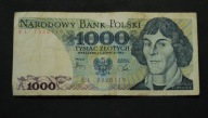 Polska - banknot - 1000 Złotych 1982 rok - Seria EL