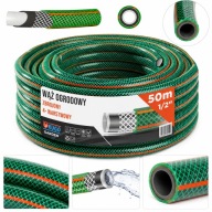 WĄŻ OGRODOWY GUMOWY MOCNY 4 WARSTWY ZBROJONY POLSKA PRODUKCJA 1/2" 50M