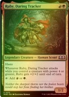 MTG Ruby, Daring Tracker FOIL WOE uncommon