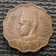 *EGIPT [0728]*10 milimów 1943 Królestwo Egiptu Faruk I (Król Egiptu)