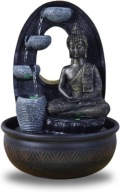 Ffontanna wewnętrzna LED wys. 40 cm -Budda Zen'light pokojowa