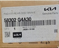 KLOCKI HAMULCOWE TYŁ KIA OE 58302G4A30